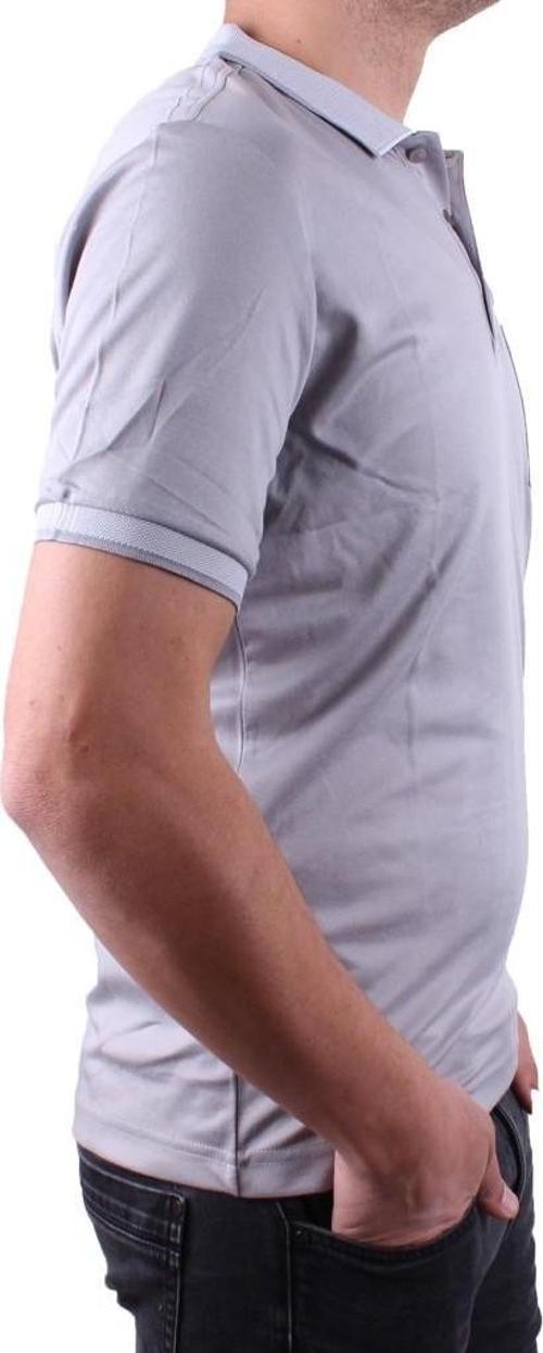 Twister 2304 Gri Günlük Kısa Kol Normal Kesim Pamuklu Polo Yaka Erkek Tişört