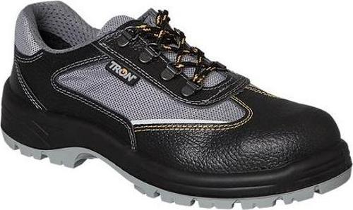 VOLGA S1 BASKILI DERİ İŞ GÜVENLİĞİ AYAKKABISI