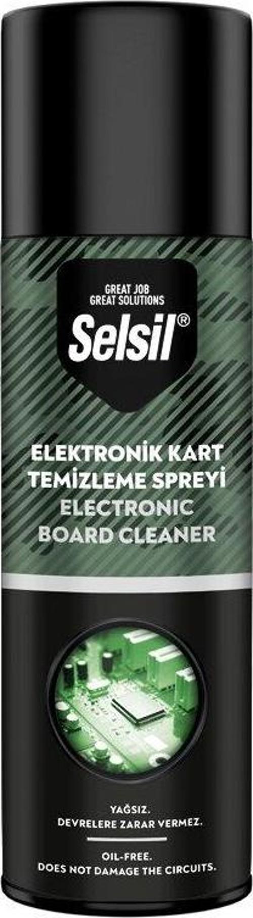 SELSİL ELEKTRONİK KART TEMİZLEME SPREYİ 500ML  YAĞSIZ - DEVRELERE ZARAR VERMEZ-Findit