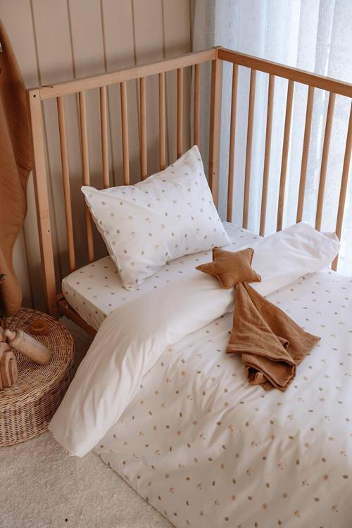 Bebek Boy Nevresim Takımı (100x150) | Daisy Leaves Çok Renkli 100x150 cm