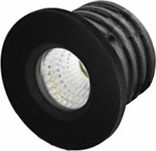 3W BEYAZ LED YILDIZ SPOT ARMATÜR (SİYAH KASA)