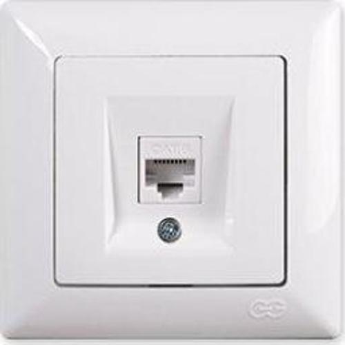 VISAGE BEYAZ TEKLİ DATA PRİZ (CAT6)