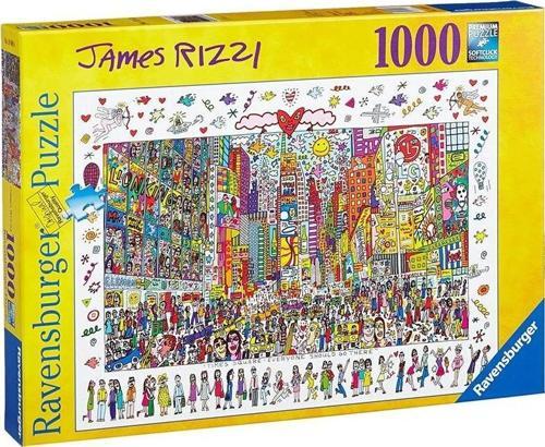 1000 Parça Puzzle James Rizzi - Times Square 190690