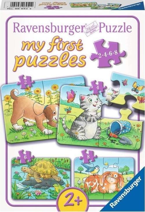 2/4/6/8 Parça Puzzle Hayvanlar 069514