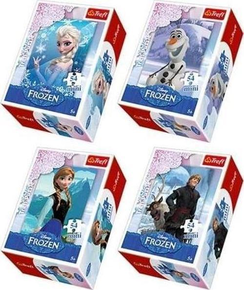 54 Parça Mini Puzzle Frozen 097913