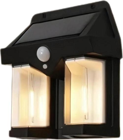Hareket sensörlü güneş enerjili solar led bahçe ışığı sarı
