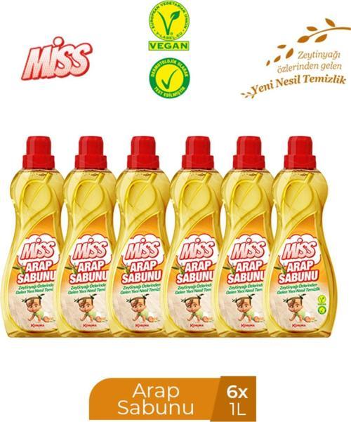 Sıvı Arap Sabunu 1000 Ml X 6 Adet