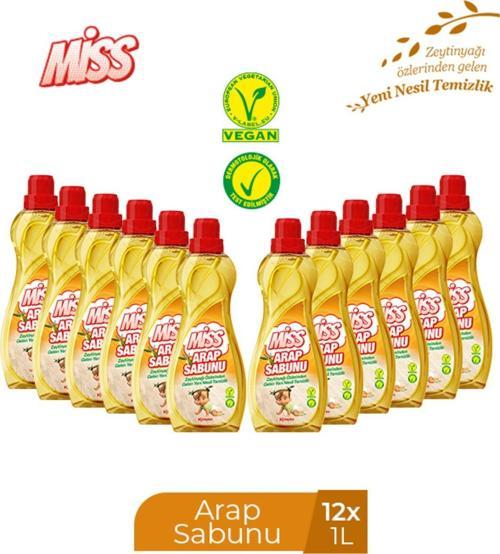 Sıvı Arap Sabunu 1 L X 12 Adet