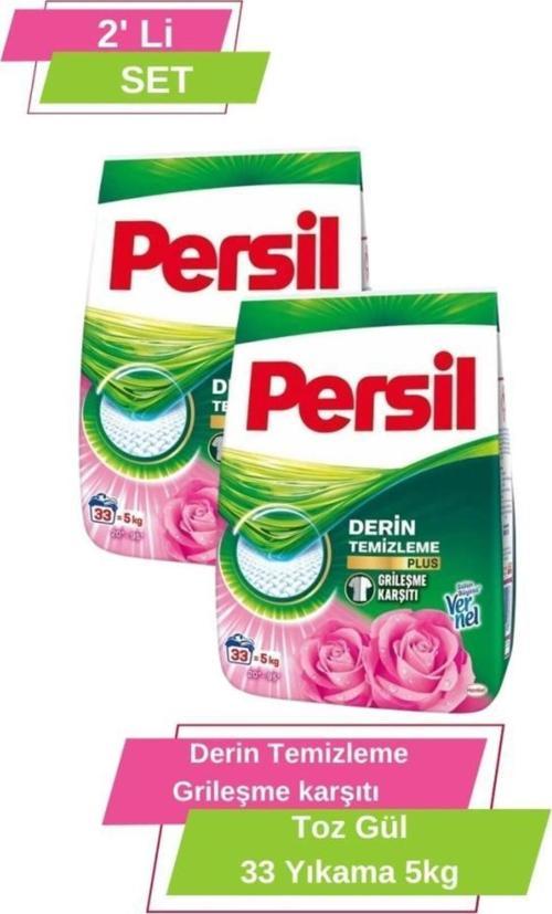 Toz Gül Derinlemesine Temizleme Grileşme Karşıtı 5Kg 33 Yıkama 2'Li Set