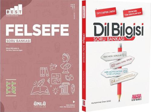 Ünlü Yayıncılık TYT AYT Felsefe BEST ve AKM Dil Bilgisi Soru Bankası Seti 2 Kitap