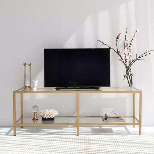 Gold Metal Ayaklı Tv Ünitesi