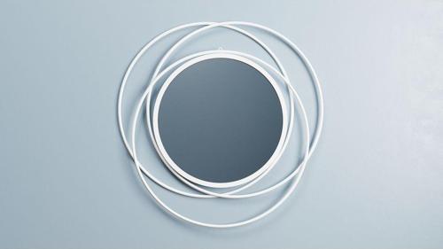 Halkalı Model Metal Dekoratif Duvar Aynası