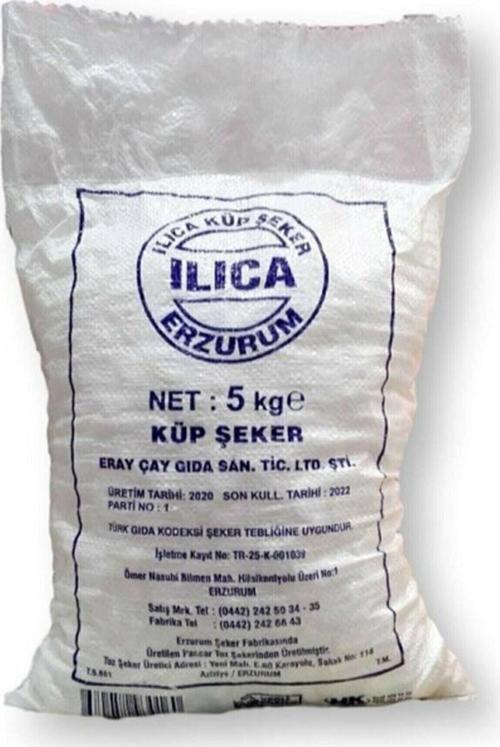 Erzurum Kıtlama Şeker 5 Kg | Erzurum Ilıca Küp Şeker 5000 Gr