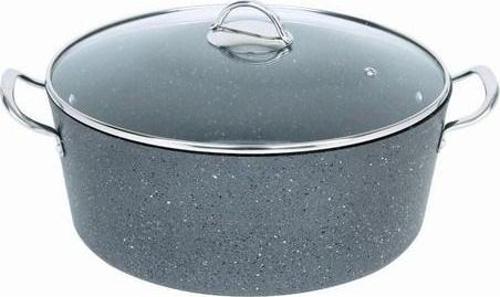 Granit Endüstriyel Derin Tencere 34CM Gri - G1009GRI