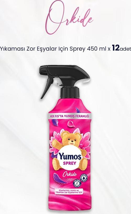 Sprey Yıkaması Zor Eşyalar Için Orkide 450 ml x 12 Adet