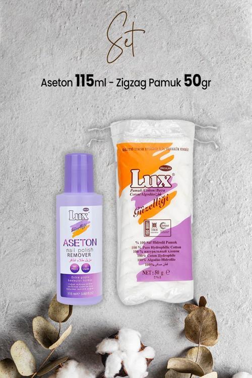 Aseton 115 ml ve Zigzag Pamuk 50 gr