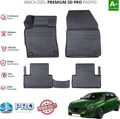 PEUGEOT 301 ARACA ÖZEL 3D PASPAS 2021 2022 2023 2024 2025