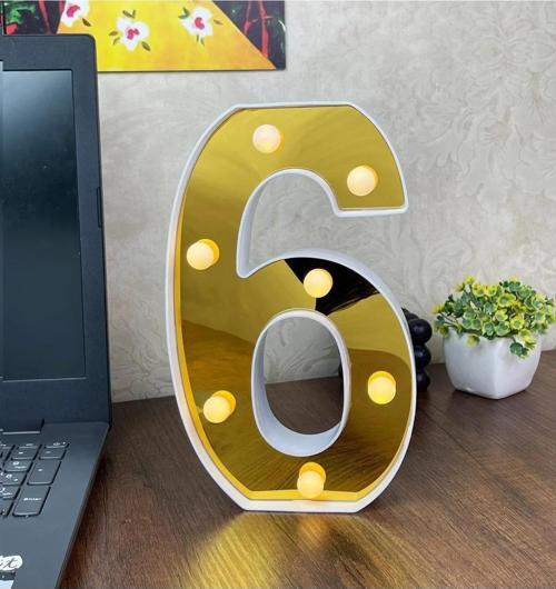 Büyük Boy Led Işıklı 3d Rakam Sayı Doğum Günü Kutlama Organizasyon Işıklı Sayı
