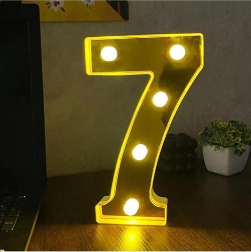 Büyük Boy Led Işıklı 3d Rakam Sayı Doğum Günü Kutlama Organizasyon Işıklı Sayı
