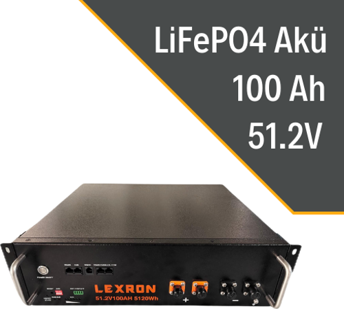 100AH 51.2V PREMIUM SERIES LİTYUM AKÜ RACK TİPİ