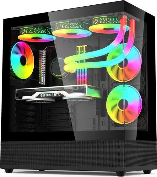 XGAMING XG107 i3-12100F 16GB 512GB M.2 NVMe RTX 2060 SUPER 8GB T120mm Oyuncu Masaüstü Bilgisayarı