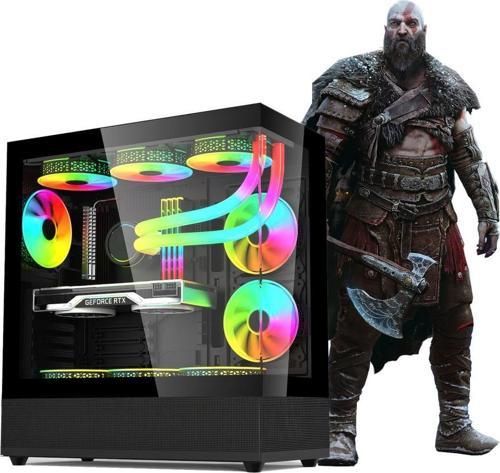 XGAMING KRATOS i7-12700F 32GB 1TB M.2 NVMe RTX 3080 10GB 240MM SIVI SOĞUTMALI 700W PSU Oyuncu Masaüstü Bilgisayarı