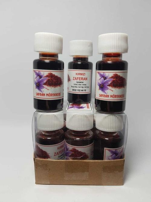 Safran Mürekkebi (Kırmızı) 9X10 Cc (90 Cc)