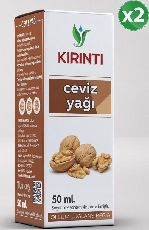 2000 Ceviz Yağı 50 Cc 2 Adet