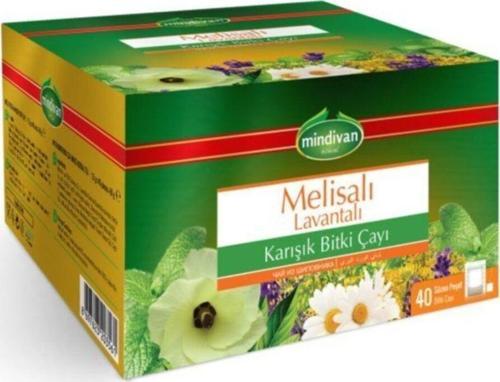 Melisalı Lavantalı Karışık Bitki Çayı 40'Lı Poşet Çay(2 Adet)