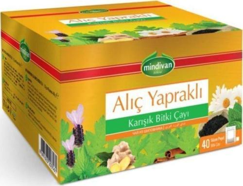 Alıç Yapraklı Karışık Bitki Çayı 40'Lı Poşet Çay (2 Adet)