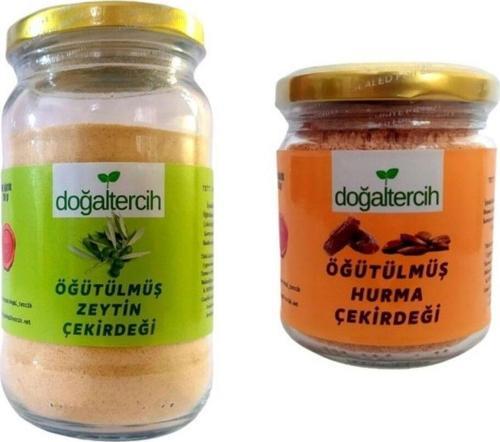 Öğütülmüş Hurma Ve Zeytin Çekirdeği Tozları 200 Gr + 100 Gr