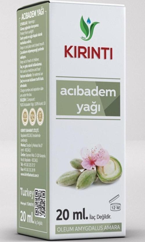 2000 Acı Badem Yağı 20 Ml 2 Adet