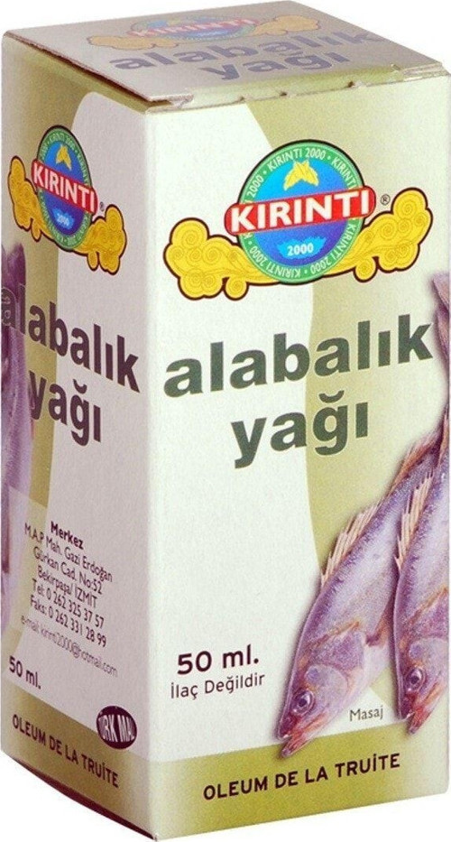 2000 Alabalık Yağı 50 Ml 2 Adet