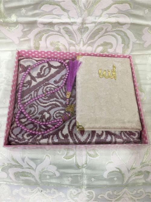 Şık Namazlık Tesbih Yasin Set Yeşil 120 x 70