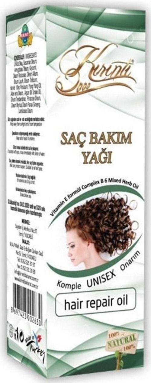 2000 Saç Bakım Yağı 125 Ml 2 Adet