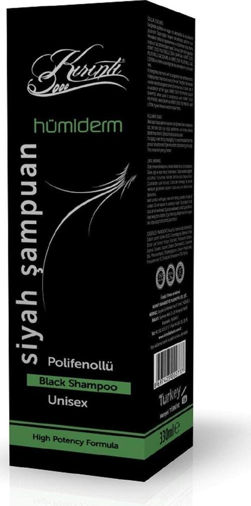 2000 Hümiderm Siyah Şampuan (Polifenollü) 330 Ml (2 Adet)