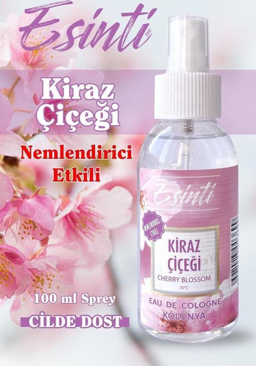 2000 Esinti Kiraz Çiçeği Kolonyası(Nemlendirici Etkili)