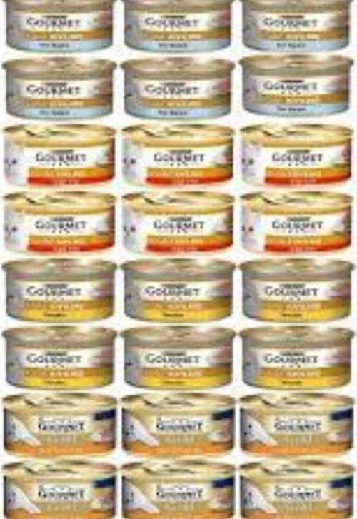 Gourmet Karışık Kıyılmış Konserve Yetişkin Kedi Yaş Maması 24 X 85 G