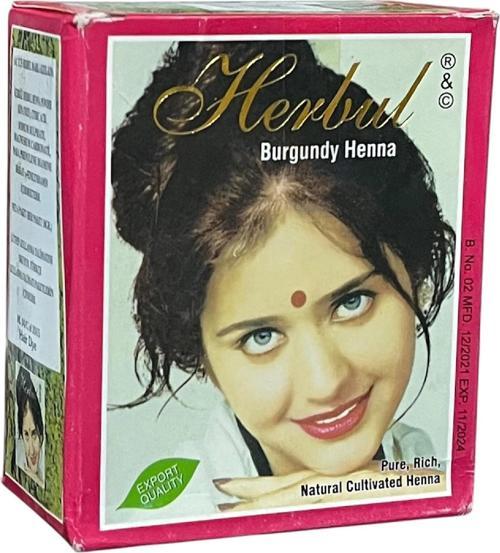 Bordo Kızıl Hint Kınası Herbul 10gr 6adet Burgundy Henna