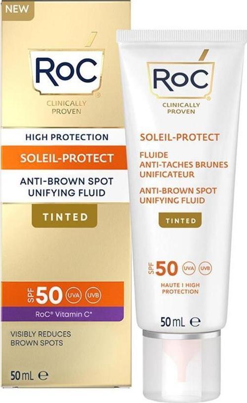 Soleil-Protect Anti-Brown Spot Unifying Fluid Tinted Leke Karşıtı ve Ton Eşitleyici Yüz Güneş Kremi 50ML