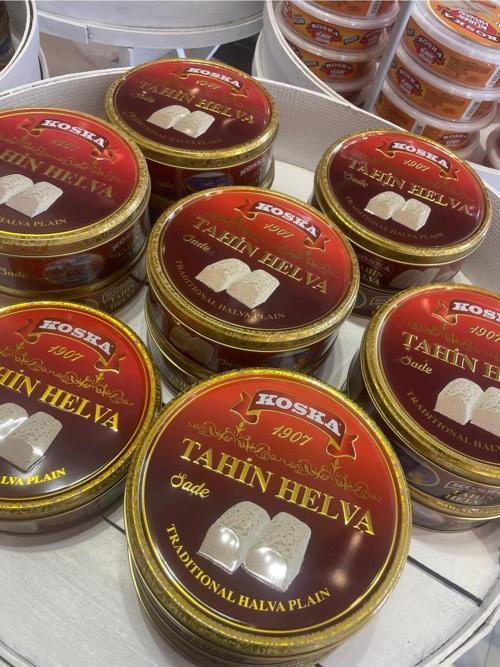Teneke Sade Helva 400 Gr Koli 12 Adet