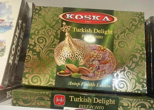 Antep Fıstıklı Lokum 900 Gr Koli 12 Adet