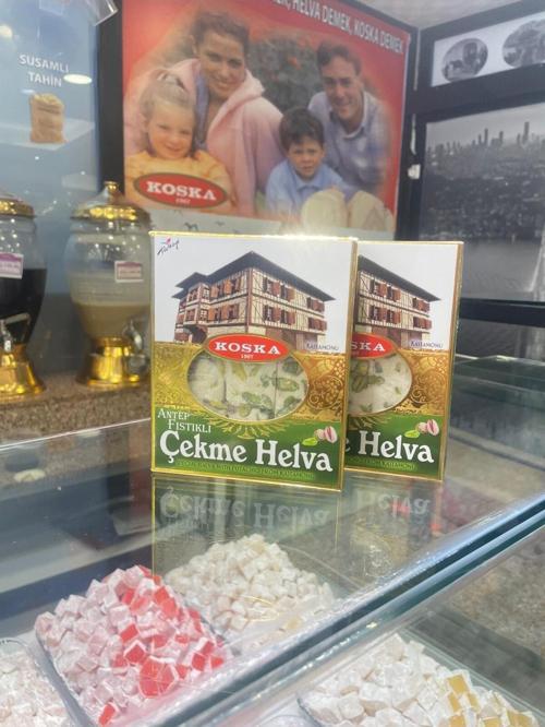 Fıstıklı Çekme Helvası 120 Gr Koli 12 Adet