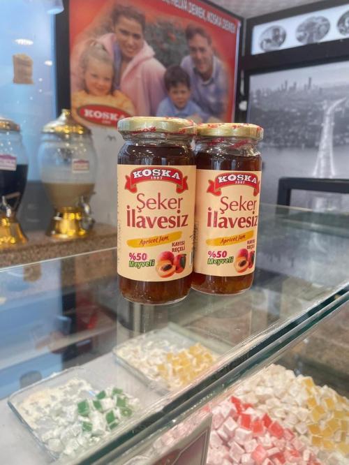 Şeker İlavesiz Kayısı Reçeli 270 Gr Koli 12 Adet