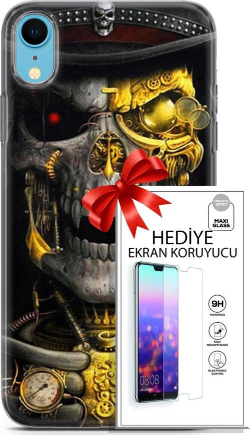 Apple İphone Xr Kılıf Orijinal Seri Pubg 22 Skeleton Kap + Ekran Koruyucu