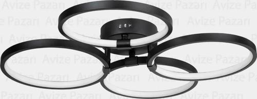 Konda 4lü Led Avize, Salon Avize, Oturma Odası Avize