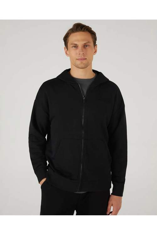 S242112-001 M Essential Full Zip Hoodie Erkek Sweatshirt