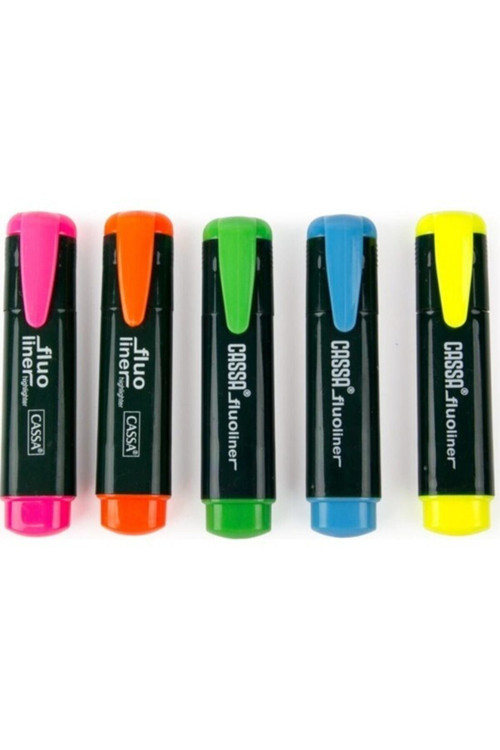 Fluo Liner Fosforlu Kalmem 5'Li Set