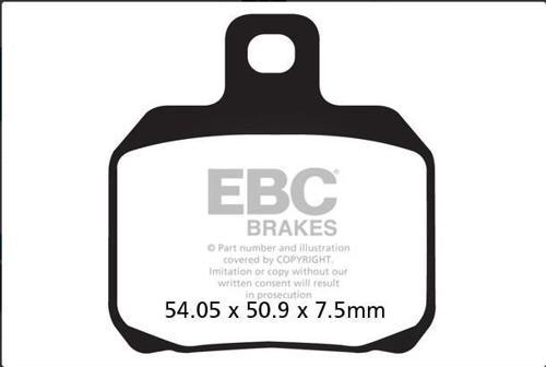 Fren Balatası Sfa266 2004-2006 Piaggio X8 200 Uyumlu Arka Fren Balatası (brembo Caliper)