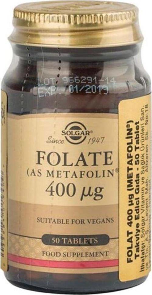 Folate 400 Mg 50 Tablet